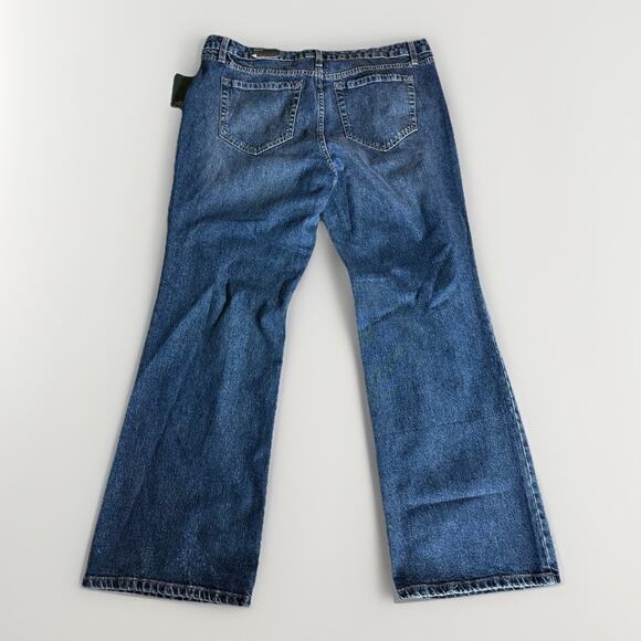 Wild Fable Women’s Jeans Size 16 Bootcut Low Rise Stretch Dark Wash Denim - Picture 2 of 6